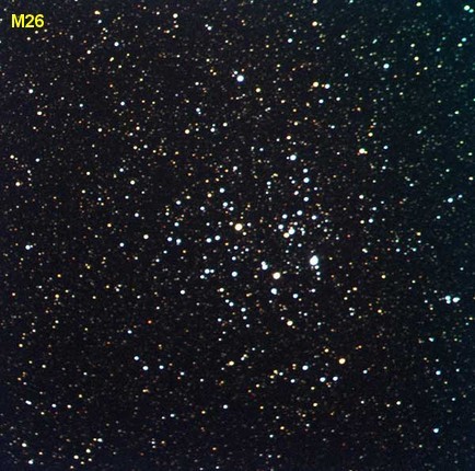 Típus: Nyílthalmaz, &alpha; = 18:45:18, &delta; = -9:22:50, Csillagkép: Scutum | Pajzs, Fényesség: 8, Méret: 600