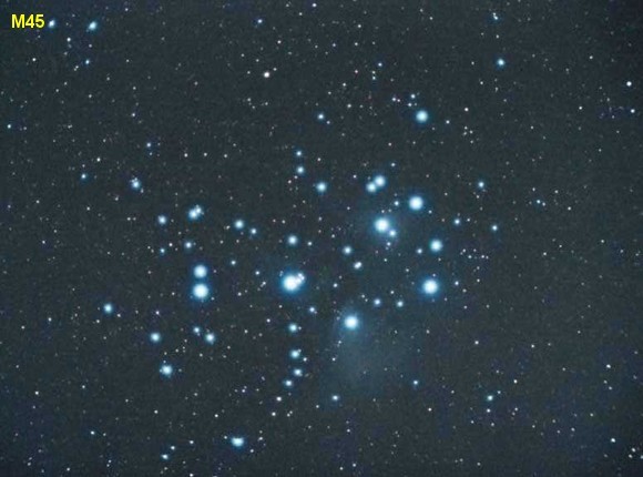 Típus: Köddel asszociált halmaz, &alpha; = 03:47:0, &delta; = 24:07, Csillagkép: Taurus | Bika, Fényesség: 1.6, Méret: 6600