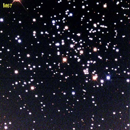 Típus: Nyílthalmaz, &alpha; = 8:51:0, &delta; = 11:48:0, Csillagkép: Cancer | Rák, Fényesség: 6.9, Méret: 1500